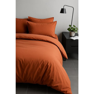 Parure Housse De Couette 3pcs 100% satin Coton 70fils Sienne