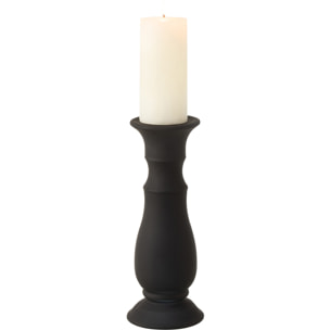 J-Line Chandelier Verre Mat Noir Small