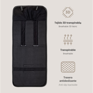 Colchoneta Modelo Dino Palmera Gris