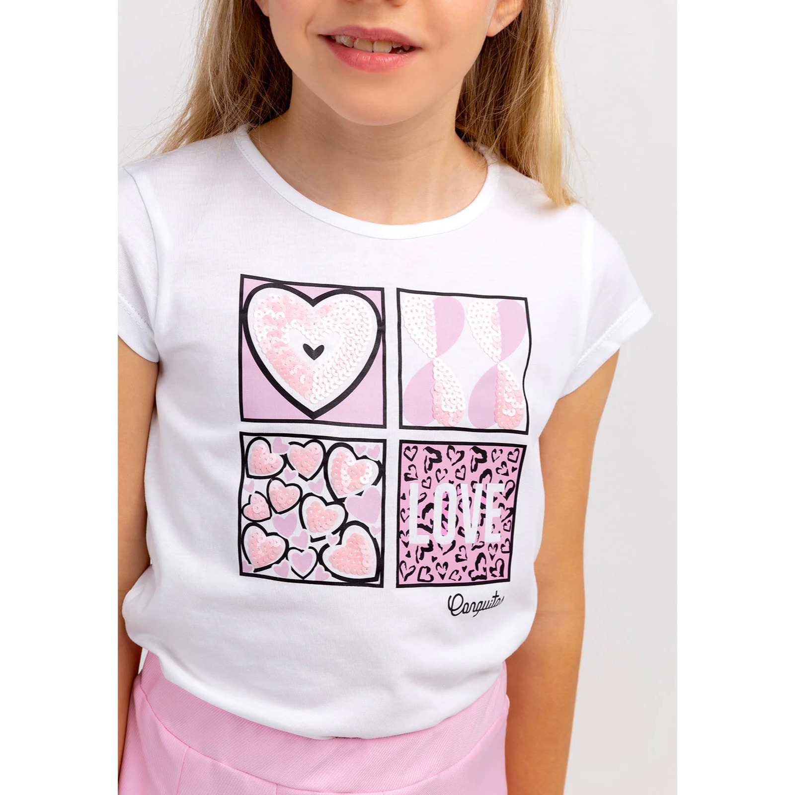 Camisetas De Niña En Blanco