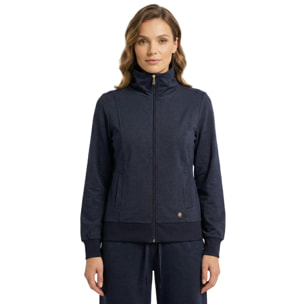 Sudadera urbana con cremallera para mujer estilo safari.