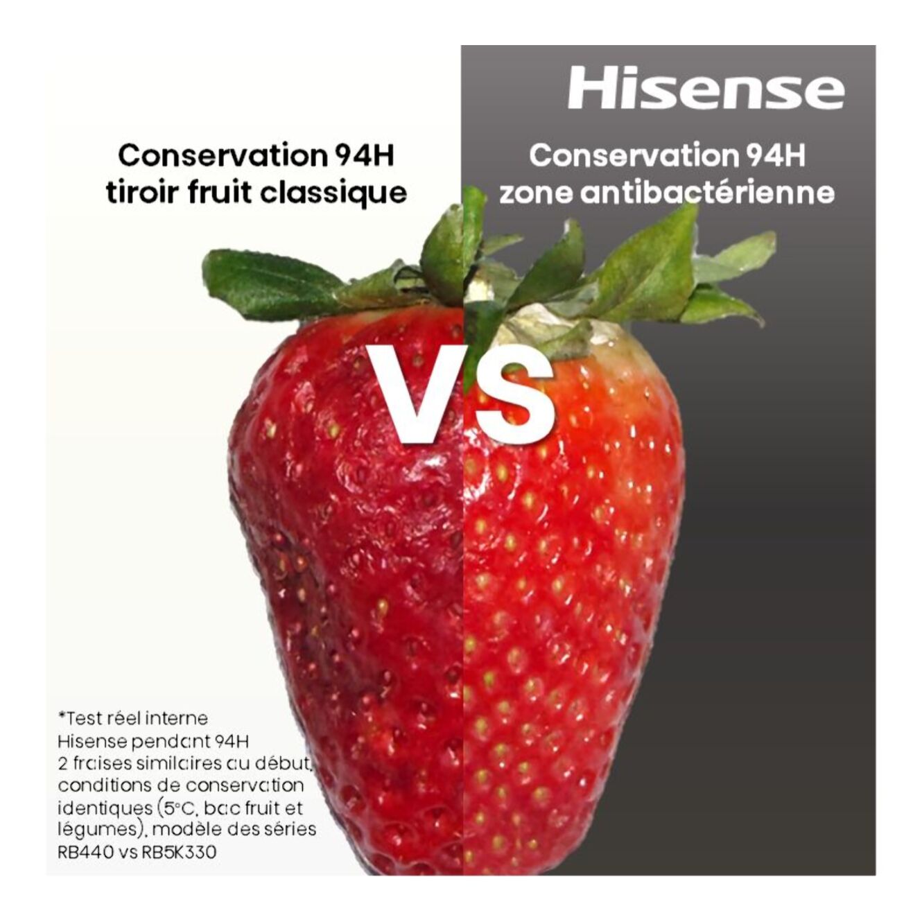 Réfrigérateur combiné HISENSE RB5K330GSFC freshfit