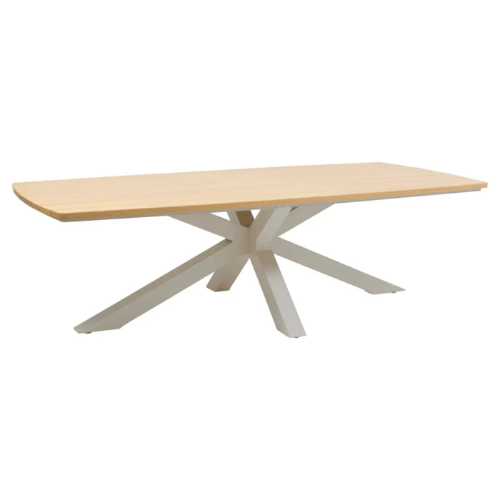 Table de jardin 10 places Oraclion marron