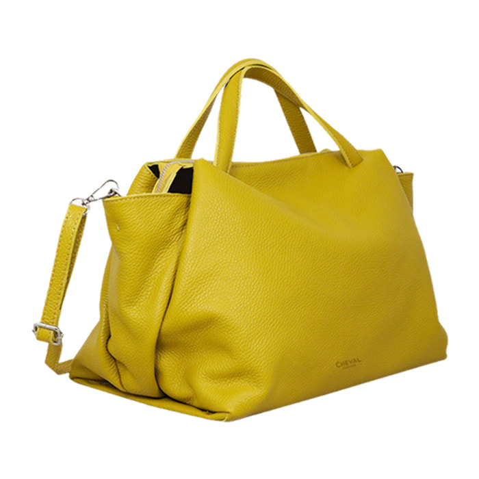 Borsa a mano Cheval Firenze Algedi Giallo