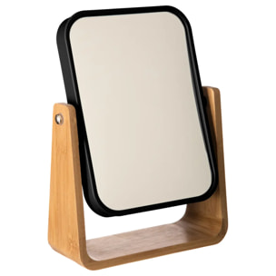 Miroir 16x22cm bambou "Naturéo" noir