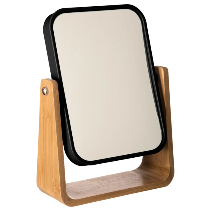 Miroir 16x22cm bambou "Naturéo" noir