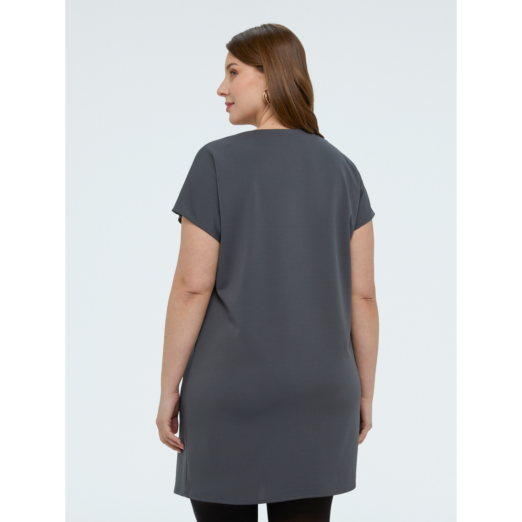 Fiorella Rubino - Vestito in Punto Milano fiocchetti - Grigio