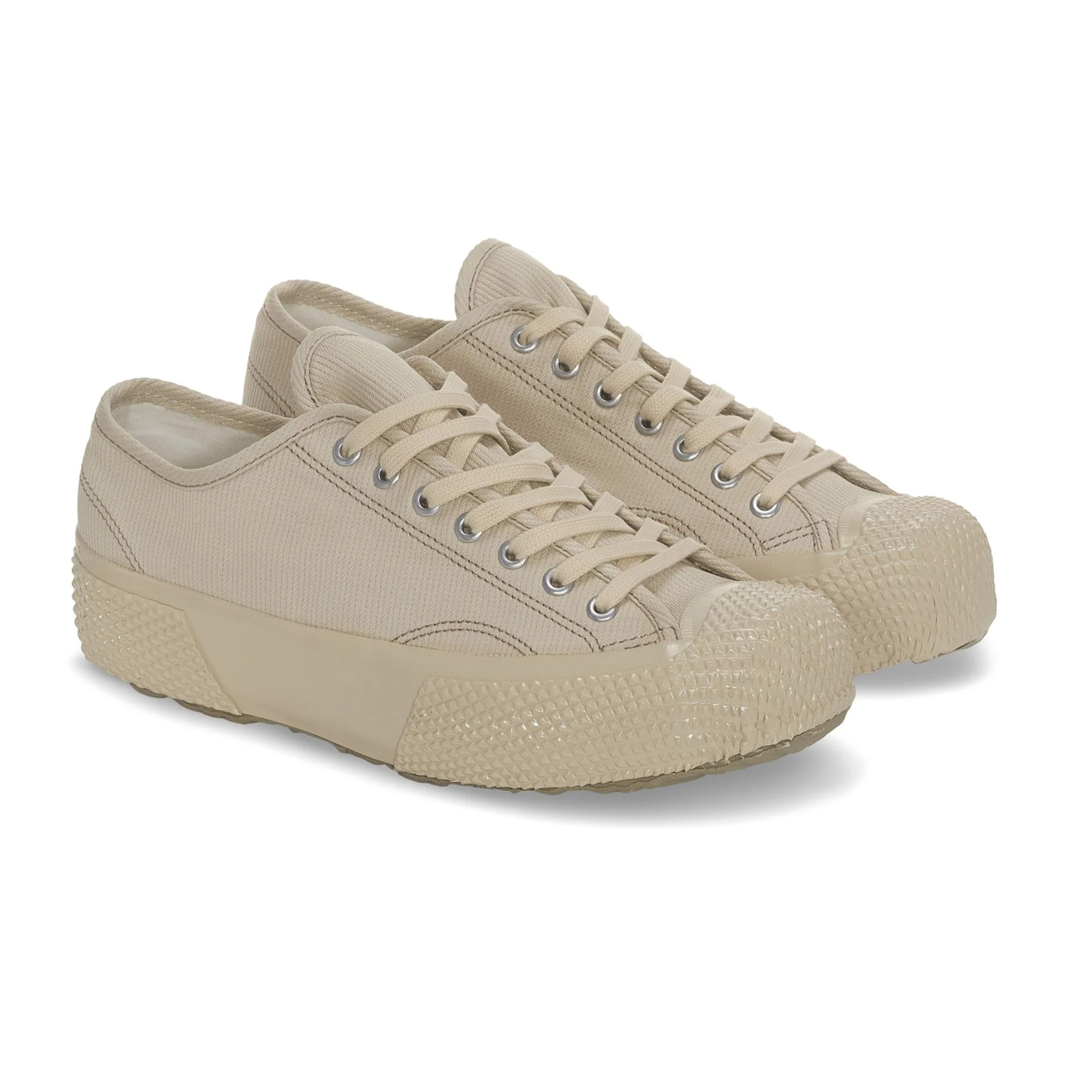 Sneakers Superga Uomo Donna Beige 2434 MILITARY DECK PIQUE