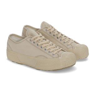 Sneakers Superga Uomo Donna Beige 2434 MILITARY DECK PIQUE