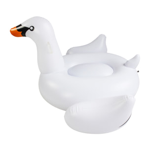 Materasso gonfiabile a forma di cigno. 150x150 cm.