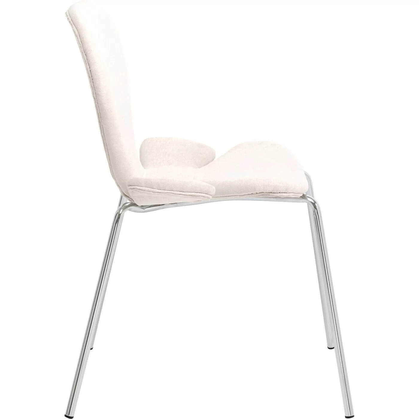 Chaise Soft Petal crème Kare Design