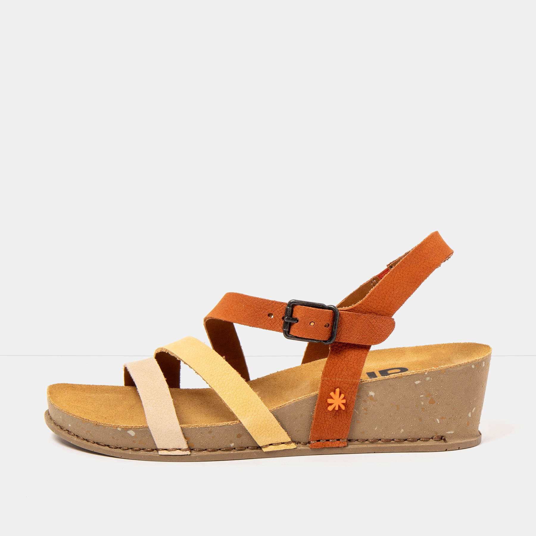 Sandalias 1930 MULTI DARK ORANGE-HONEY/ I LIVE color Dark orange-honey