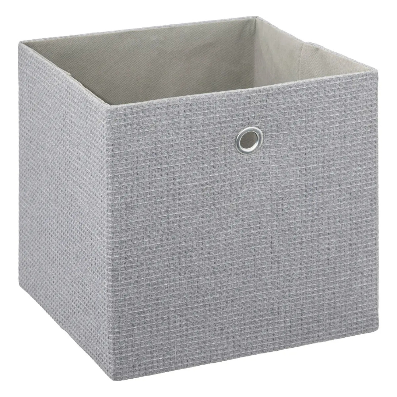 Boîte tissu 31x31cm gris "Mix 'n Modul"