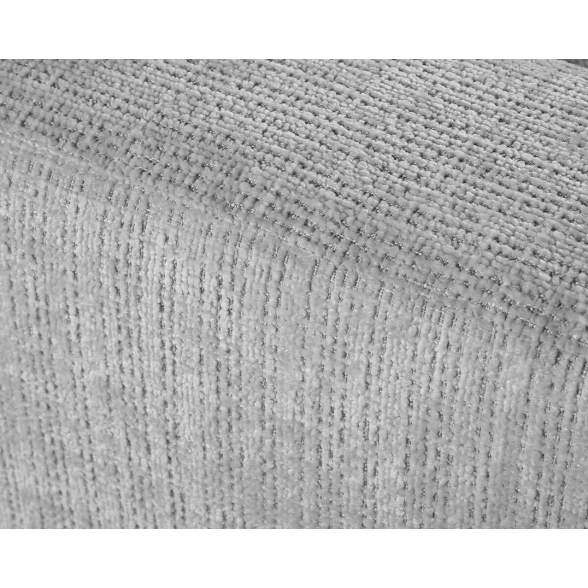 Miro - canapé droit 3 places - convertible avec coffre - en velours texturé - Gris