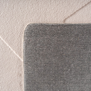 LENNY - Tapis de salon creme au design moderne