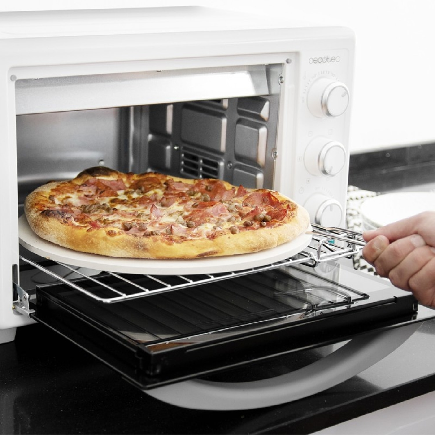 Fornetti elettrici Bake&Toast 2600 White 4Pizza Cecotec