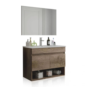 Pack de baño con lavabo cerámico Thai Nordik