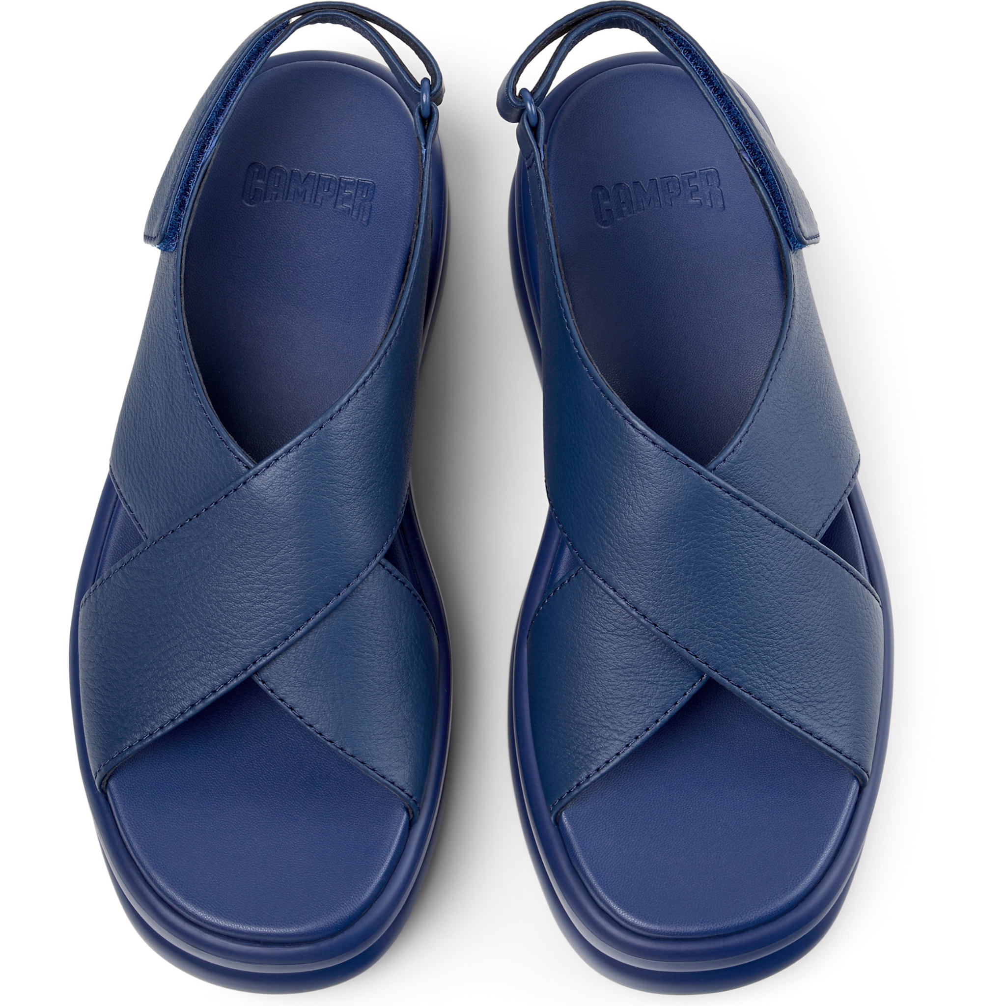 Sandalias - CAMPER Pelotas Flota Up - Azul - Cuero liso