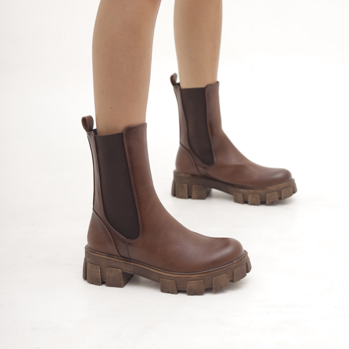 STIVALETTO CHELSEA PRD NEW MARRONE