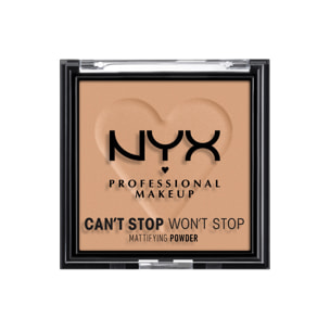 NYX Professional Makeup Poudre Matifiante Can't Stop Won't Stop Tan