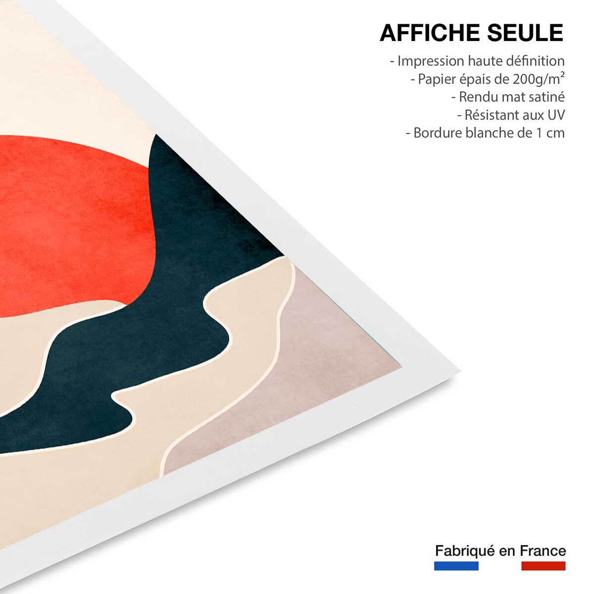 Affiche ""drowning sun"" Affiche seule