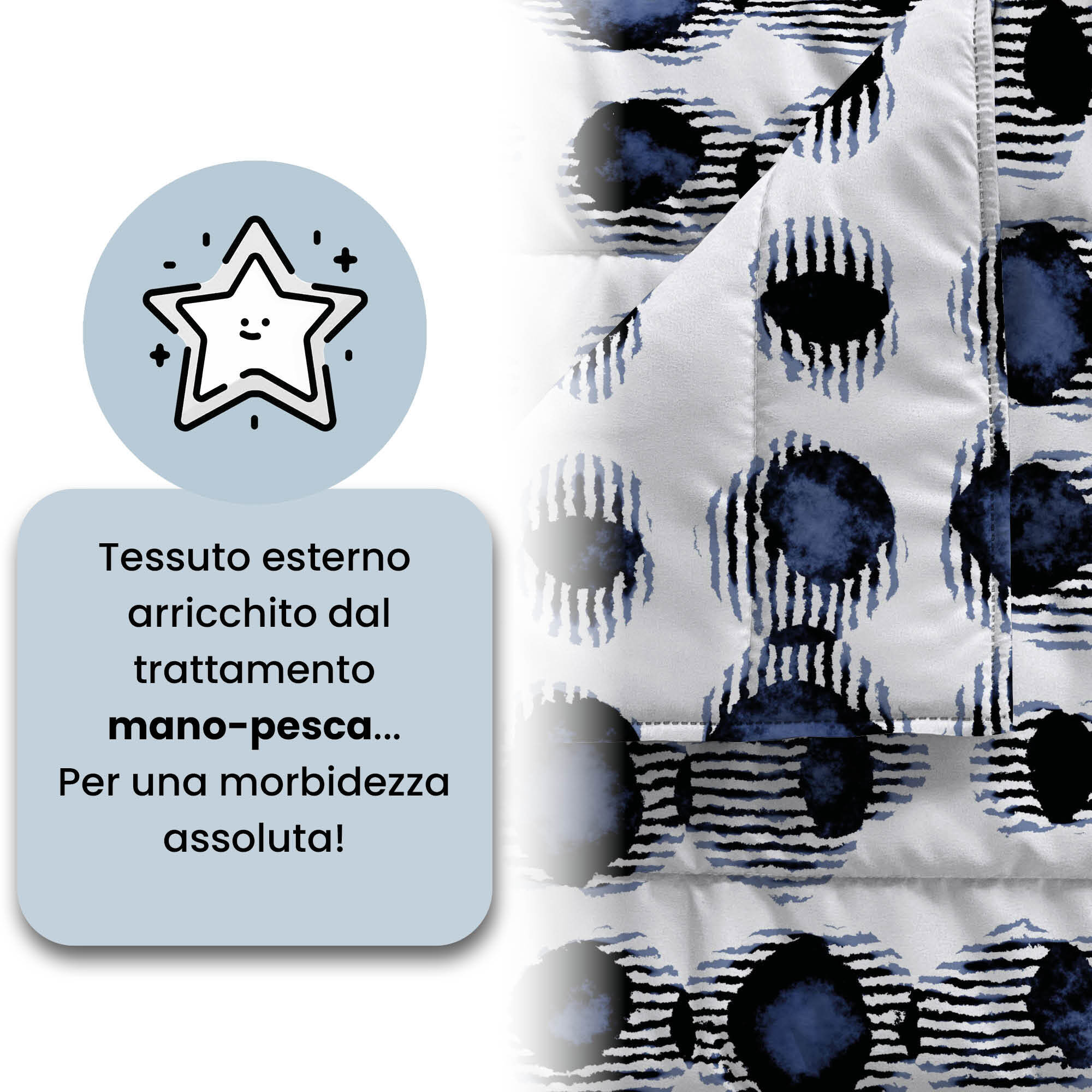 TRAPUNTINO ESTIVO BASIC, 100gr - Made in Italy - MATRIMONIALE