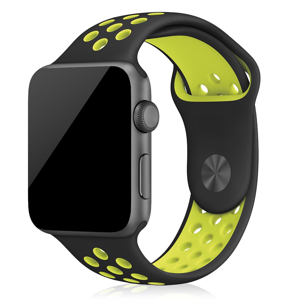 Correa deportiva de silicona Compatible con Apple Watch de: 38/40/41mm Talla M/L