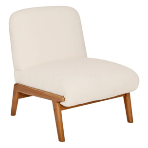 Fauteuil "Liora" blanc