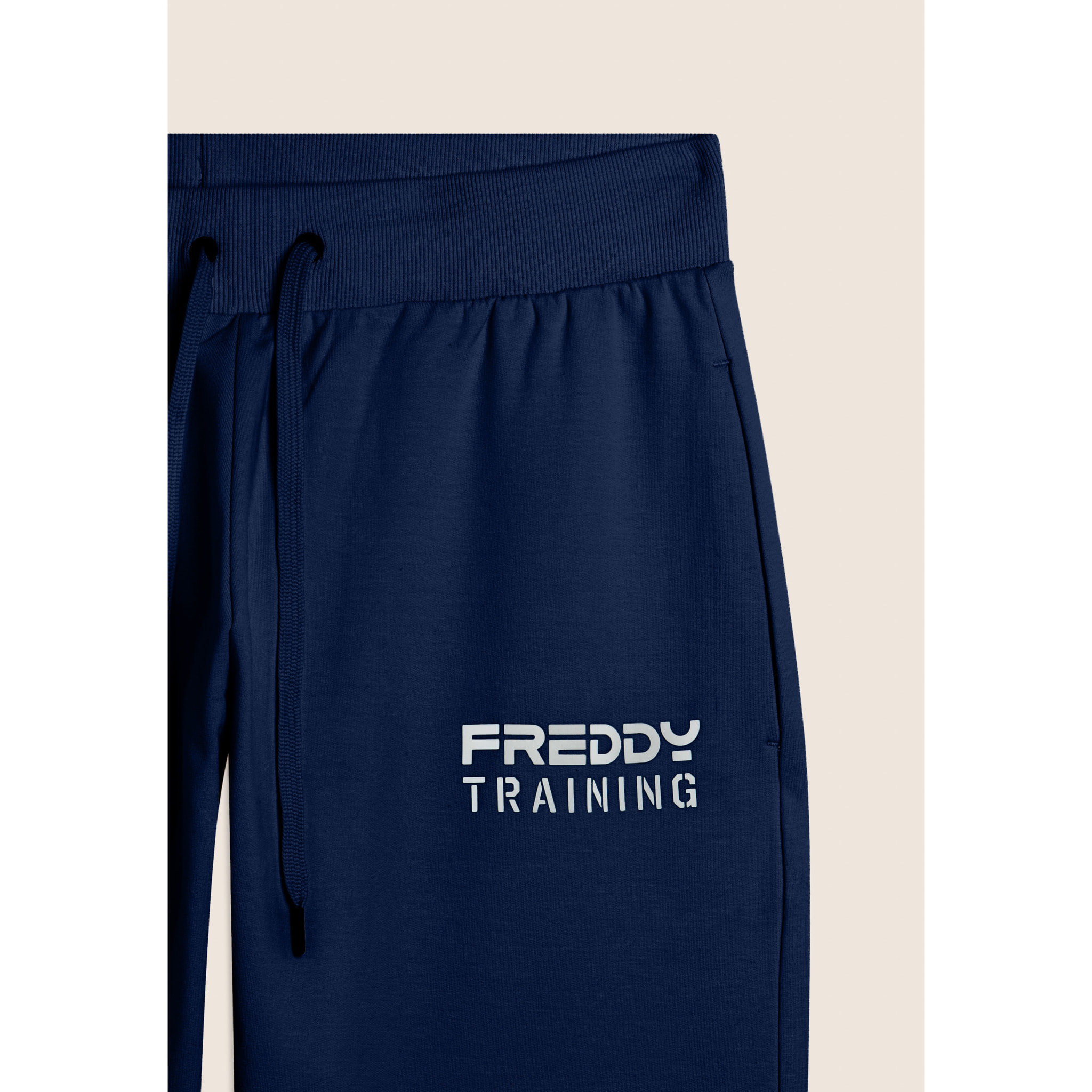 Pantaloni slim cropped con fondo in costina