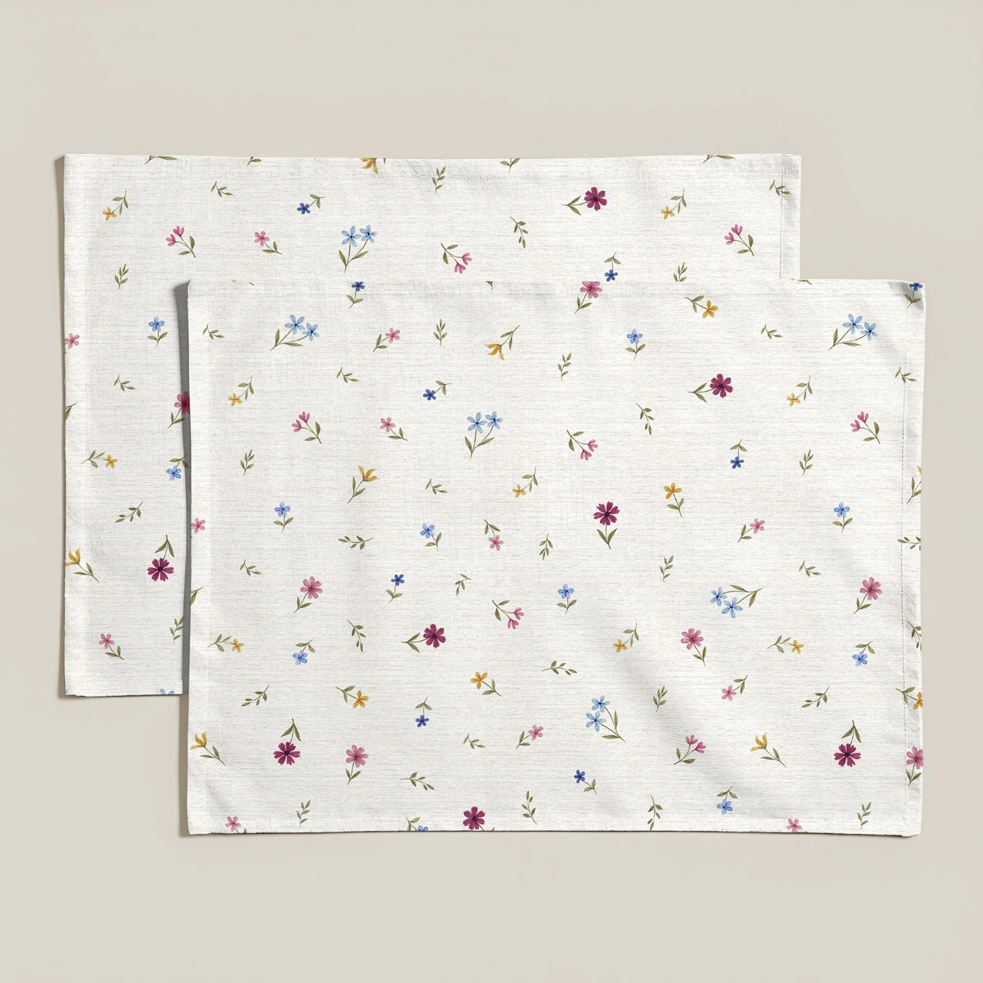 Lot de 2 sets de table anti-taches Albin