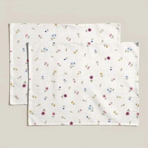 Lot de 2 sets de table anti-taches Albin