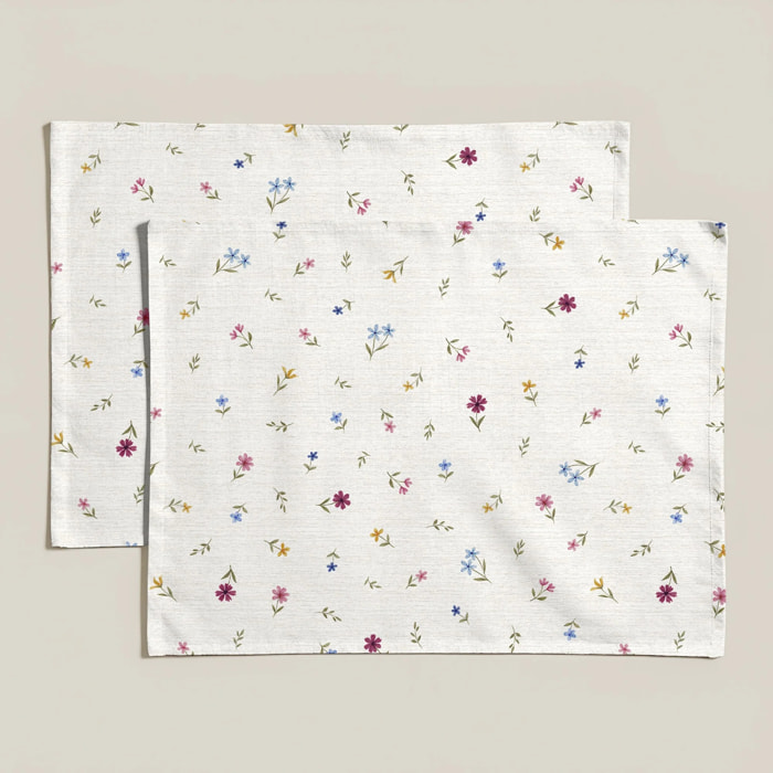 Lot de 2 sets de table anti-taches Albin