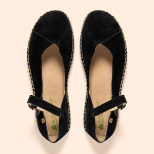 Zapatos N679 SILK SUEDE BLACK / CAMPOS color Black