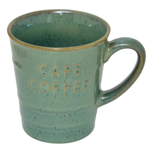 Mug à café bleu emeraude 20cl