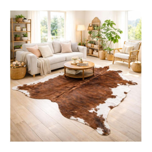 Tapis peau de vache kilm fait à la main BEDA