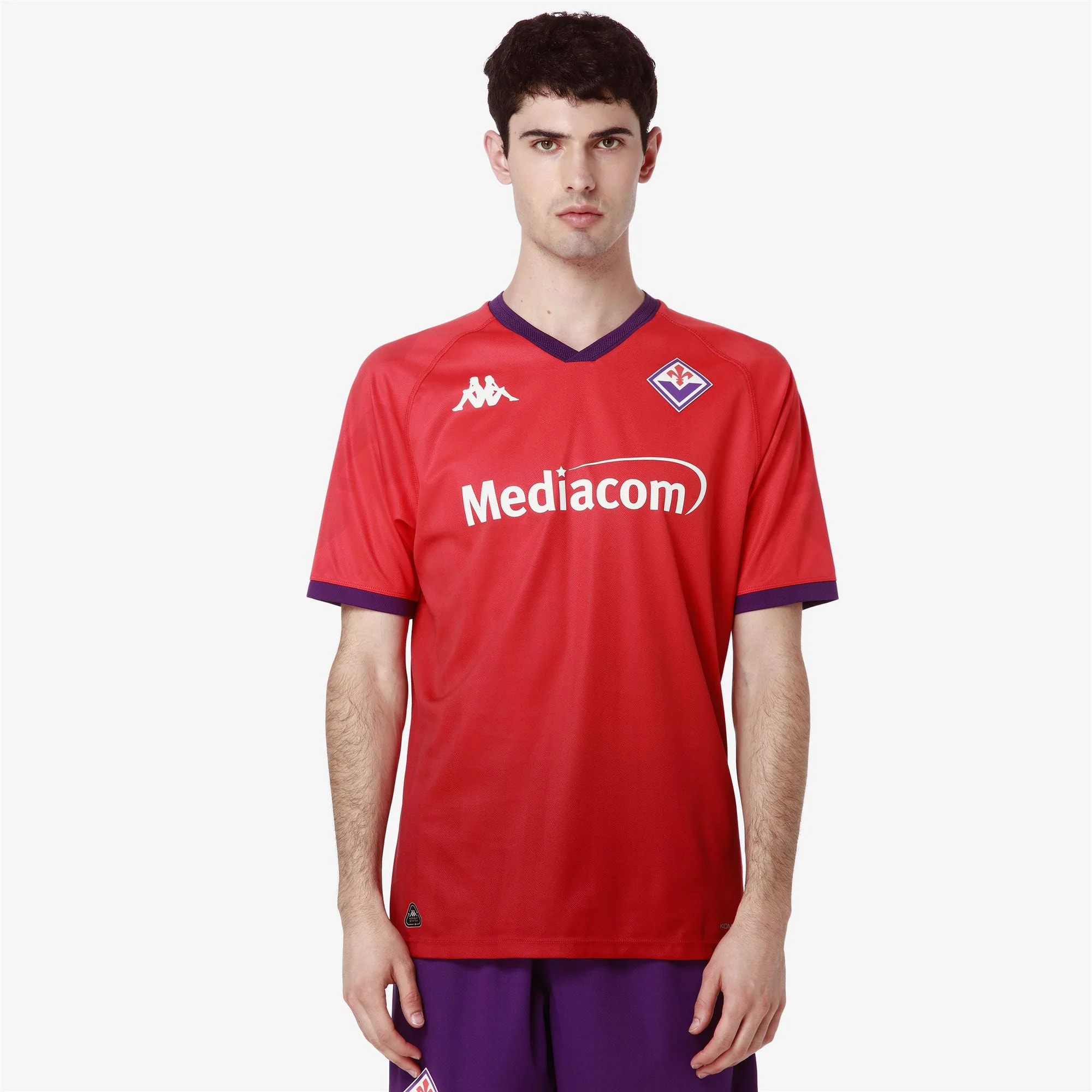 Kappa - Maglie gioco Uomo Rosso - Kombat 2025 Fiorentina