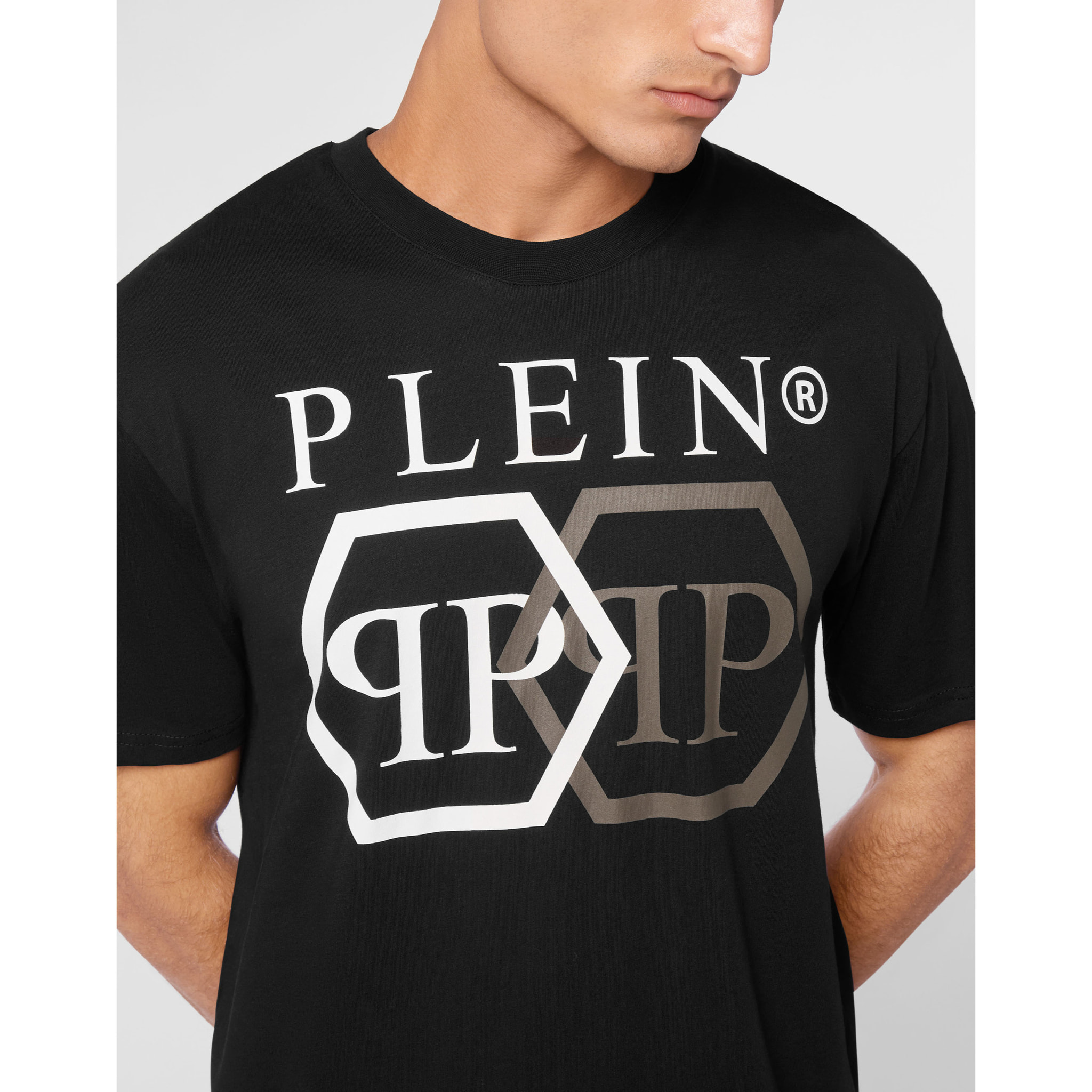 PHILIPP PLEIN Camiseta Cuello Redondo HEXAGON
