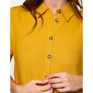 Vestido Midi Mostaza - Bayo