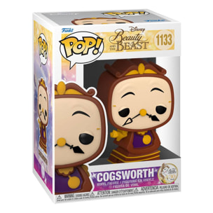 La Bella E La Bestia Pop! Movies Vinile Figura Cogsworth 9 Cm Funko