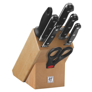 8-pcs, Set de blocs de couteaux, Nature