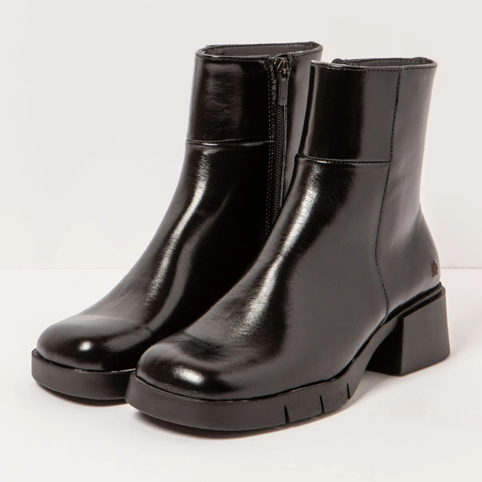 Botines 1284 NAPPA SHINNY BLACK / VARSOVIA color Black