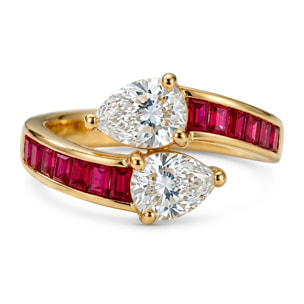 Anillo Darbia acabado oro amarillo 18k