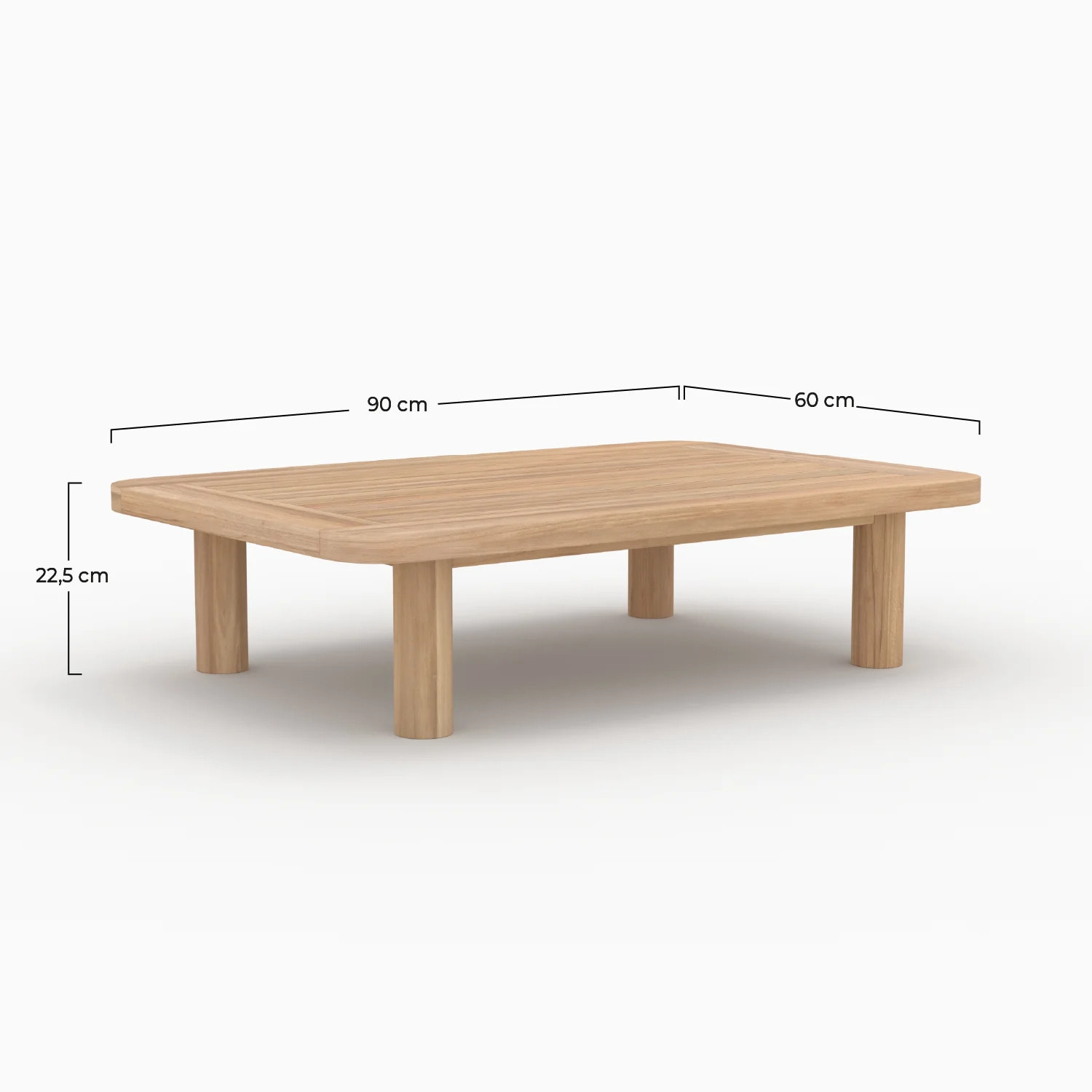 Table basse de jardin en teck - Kilda