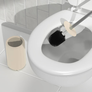 Brosse WC Colorama en céramique H.40cm beige