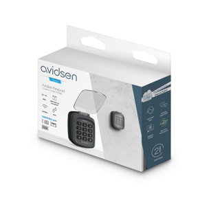 Kit sécurité motorisation connectée à bras articulés Orane Connect avec batterie de secours et digicode