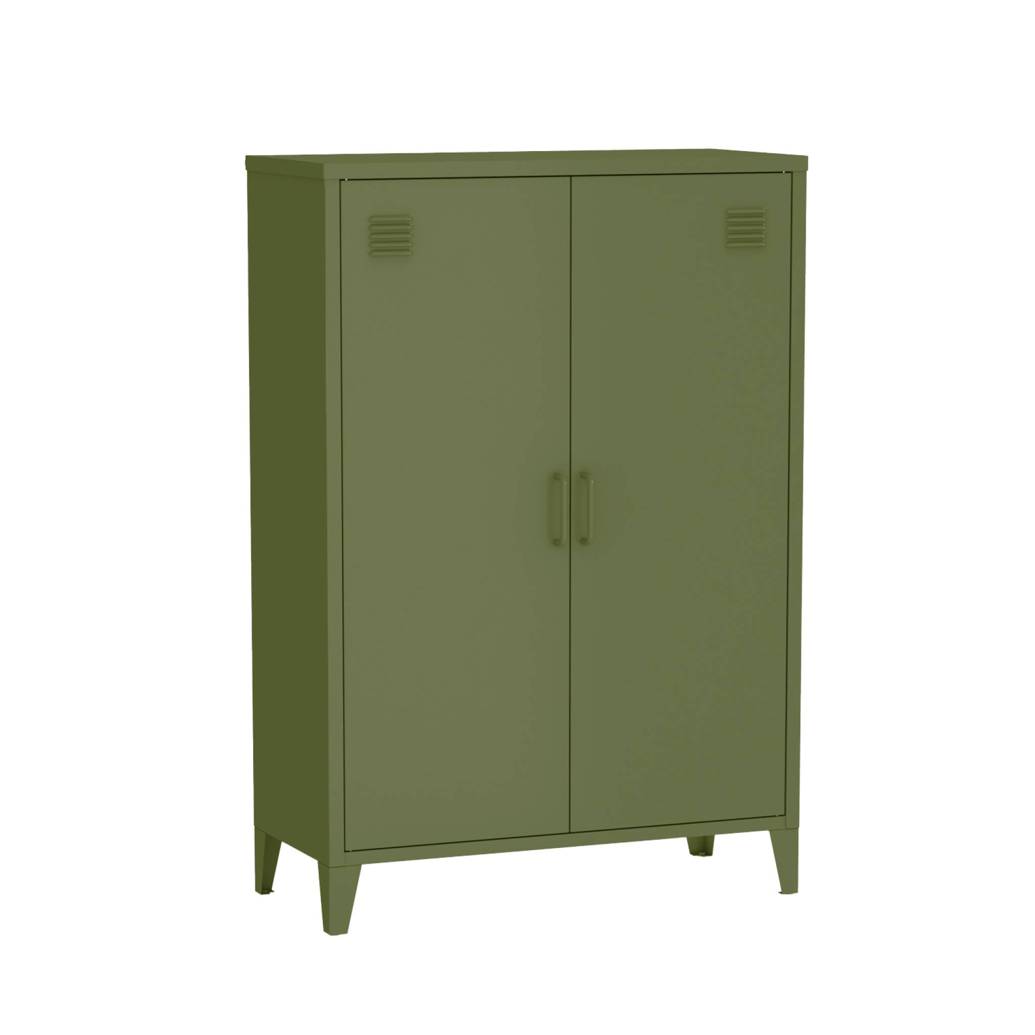 Commode/armoire industrielle métal 2 portes SOHO