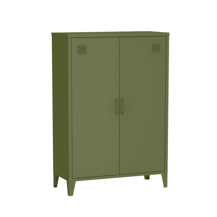 Commode/armoire industrielle métal 2 portes SOHO