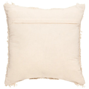 Coussin "Sable cuivré" en coton beige 40x40 cm