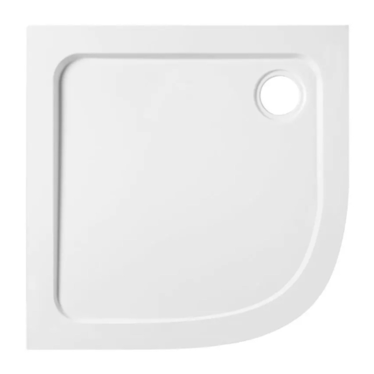 Receveur douche antidérapant Flight Low quart de rond