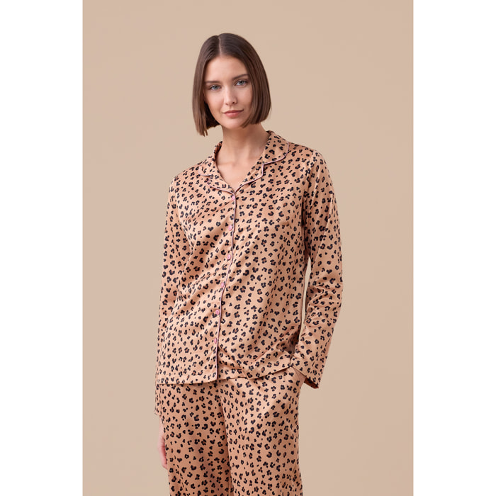 Pigiama donna raso articolo animalier. Noidinotte
